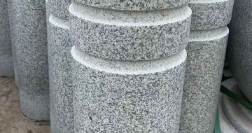 宜春 芝麻白花岗岩挡车柱、隔离柱多少钱