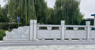 宜春 芝麻灰桥栏杆、河道栏杆安装效果
