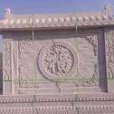 宜春 芝麻白花岗岩屏风，照壁，影壁