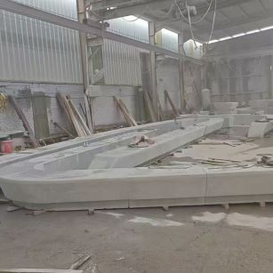 宜春 花岗岩整石坐凳拼装