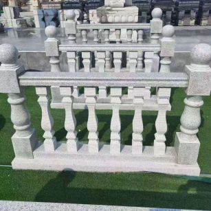 宜春 别墅石材栏杆特写