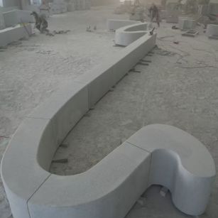 宜春 花岗岩整石坐凳拼装