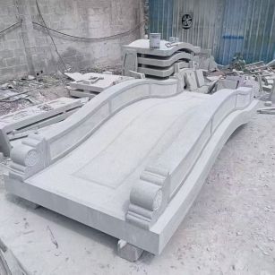 宜春 芝麻灰花岗岩园林景观 小石桥