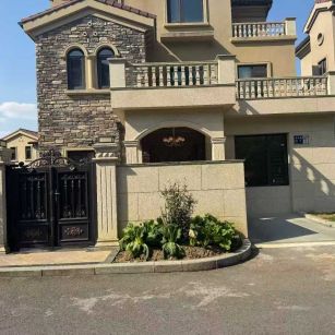 宜春黄金麻别墅干挂效果展示