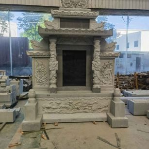 宜春 芝麻灰高档墓碑、土墓，一套也支持定做
