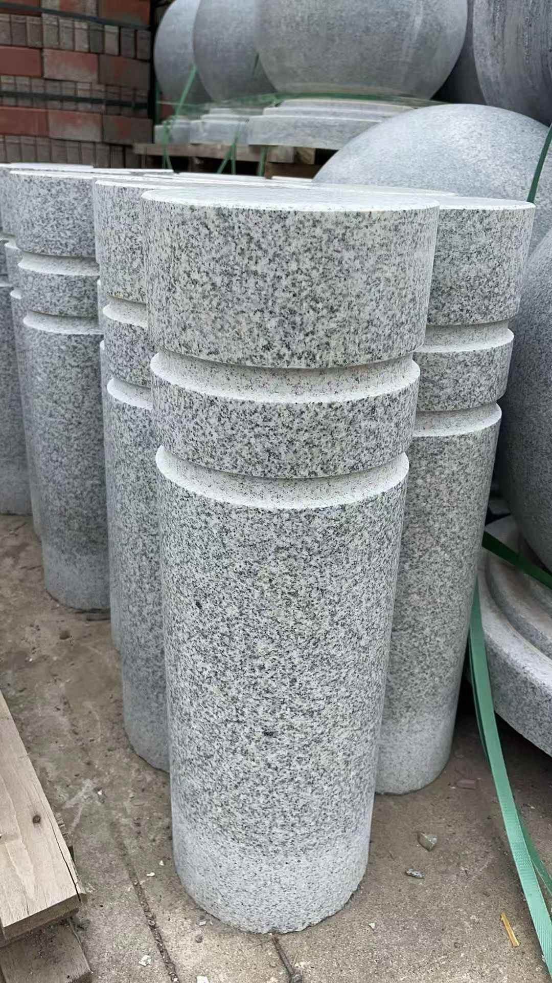 宜春 芝麻白花岗岩挡车柱、隔离柱多少钱