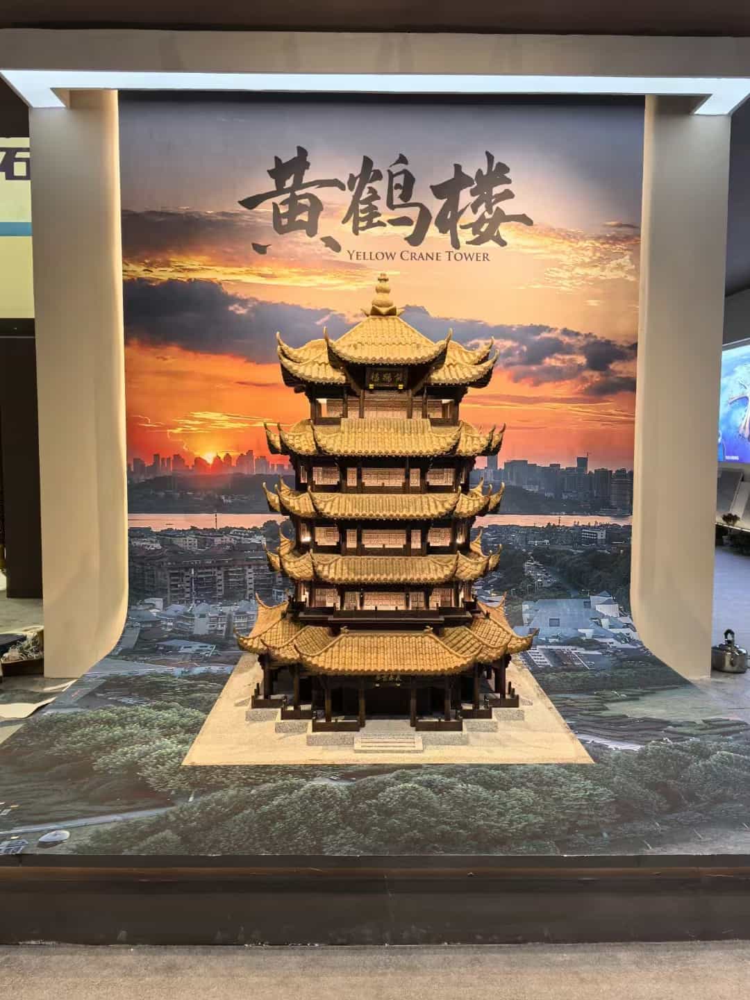 宜春仿古石文创作品-黄鹤楼