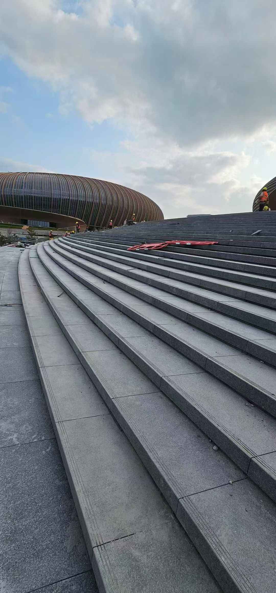 宜春 弧形整石台阶铺装效果图