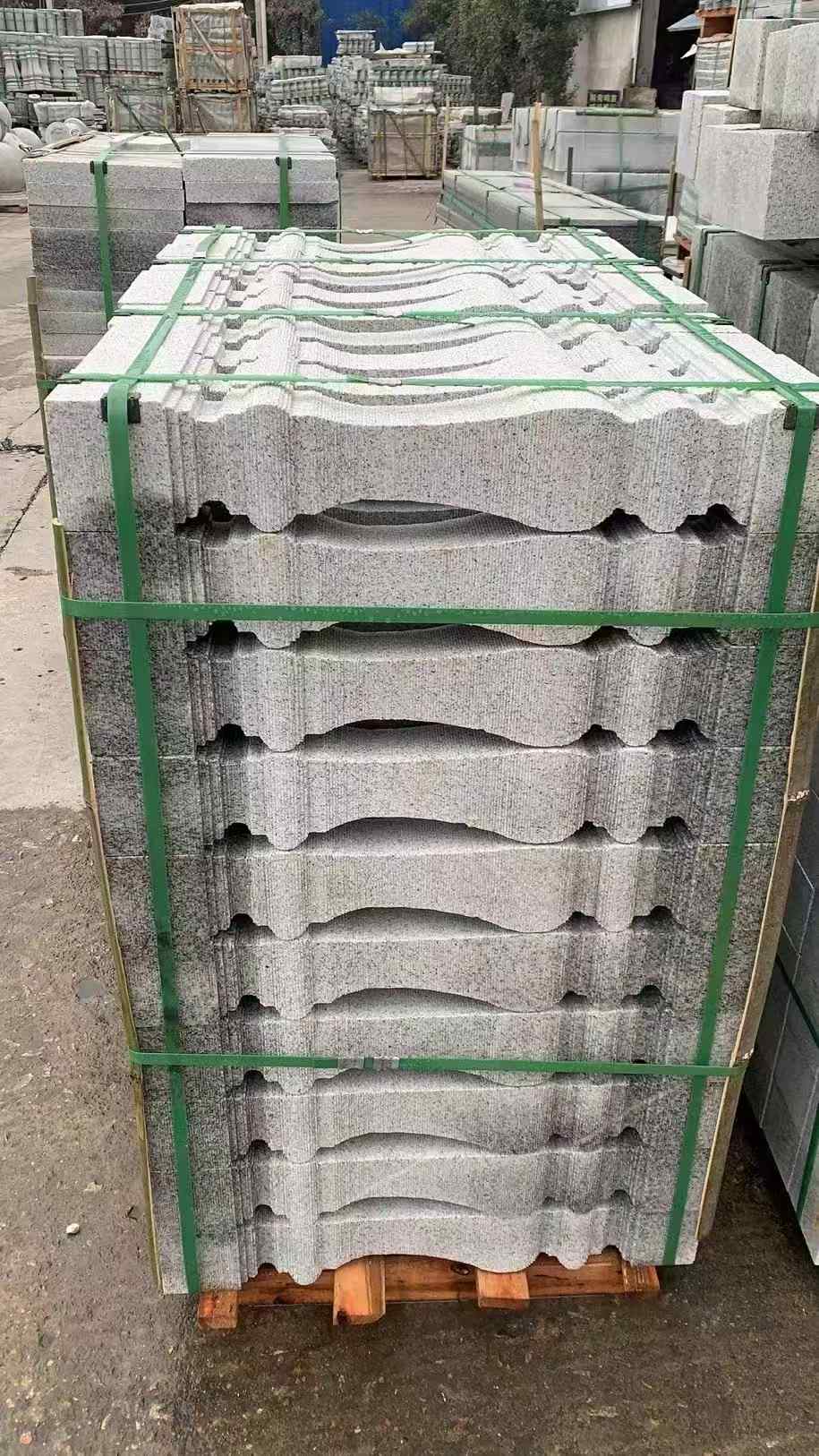 宜春 芝麻白方形拉丝面，栏杆花瓶柱