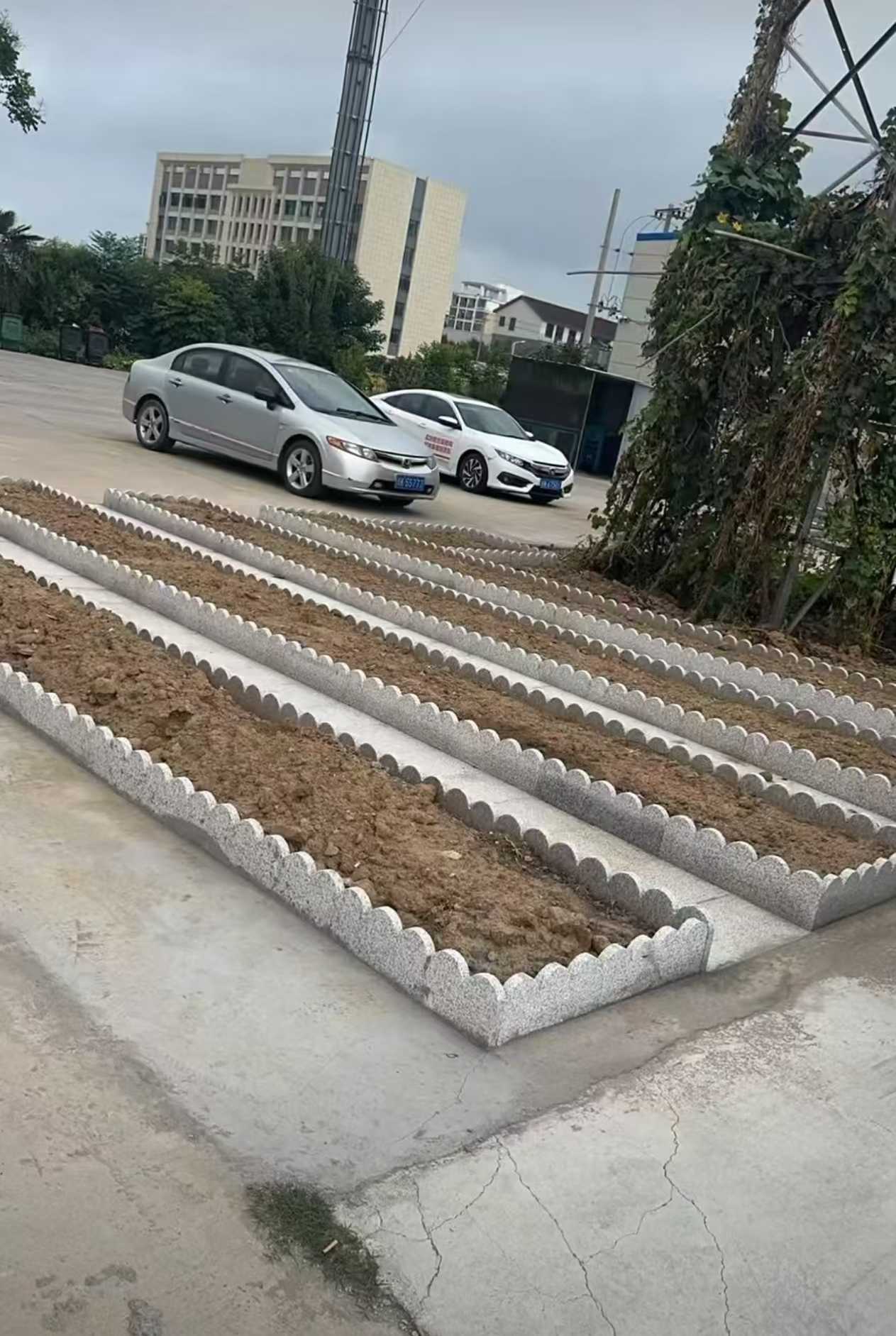 宜春 花边石、花围石、花园石安装效果