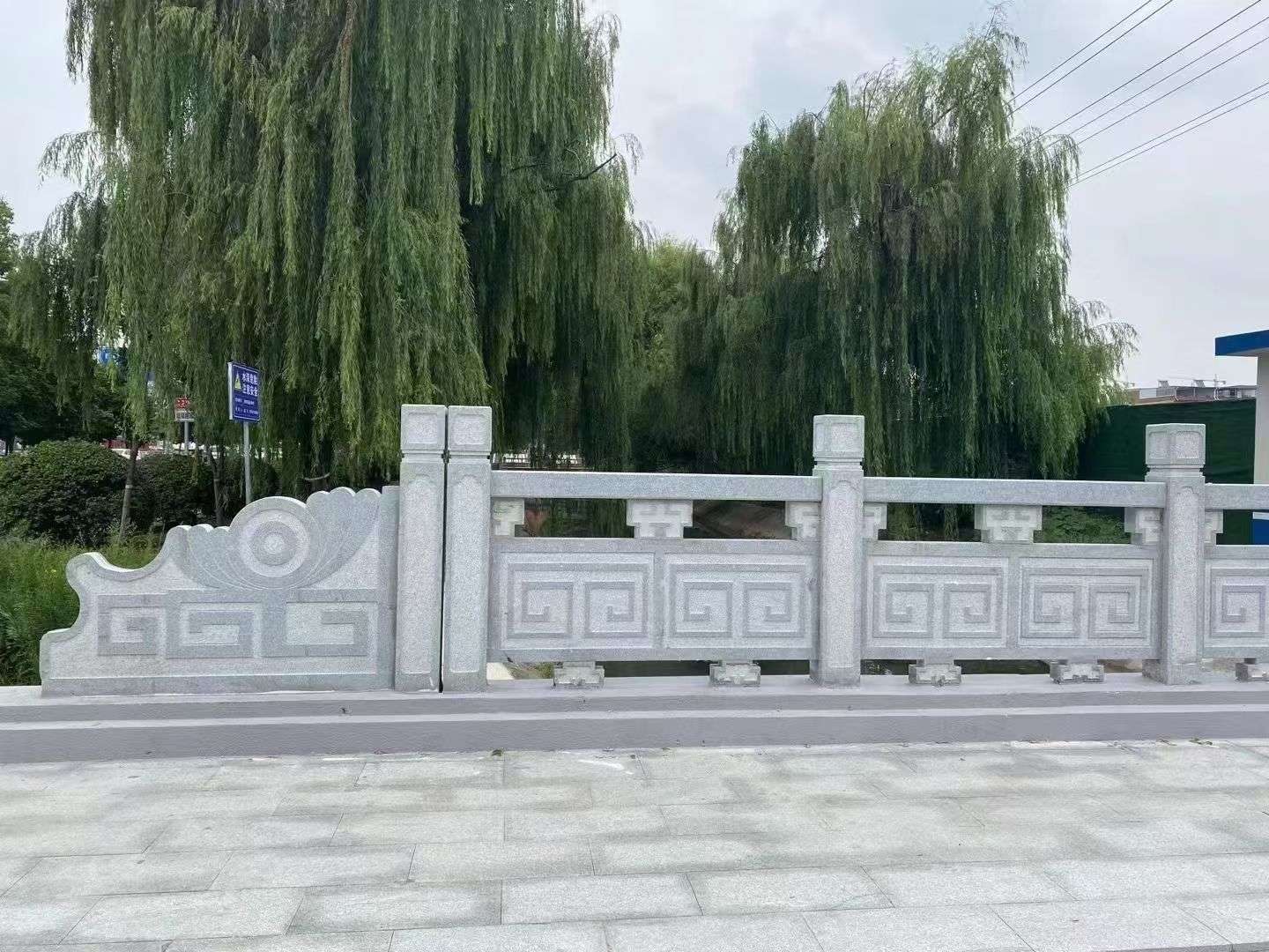 宜春 芝麻灰桥栏杆、河道栏杆安装效果